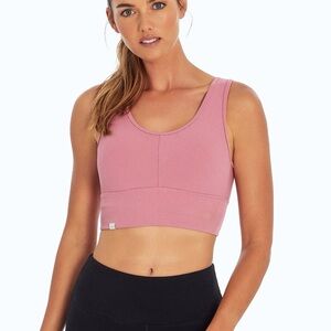 Marika long line, low impact, ribbed sports bra